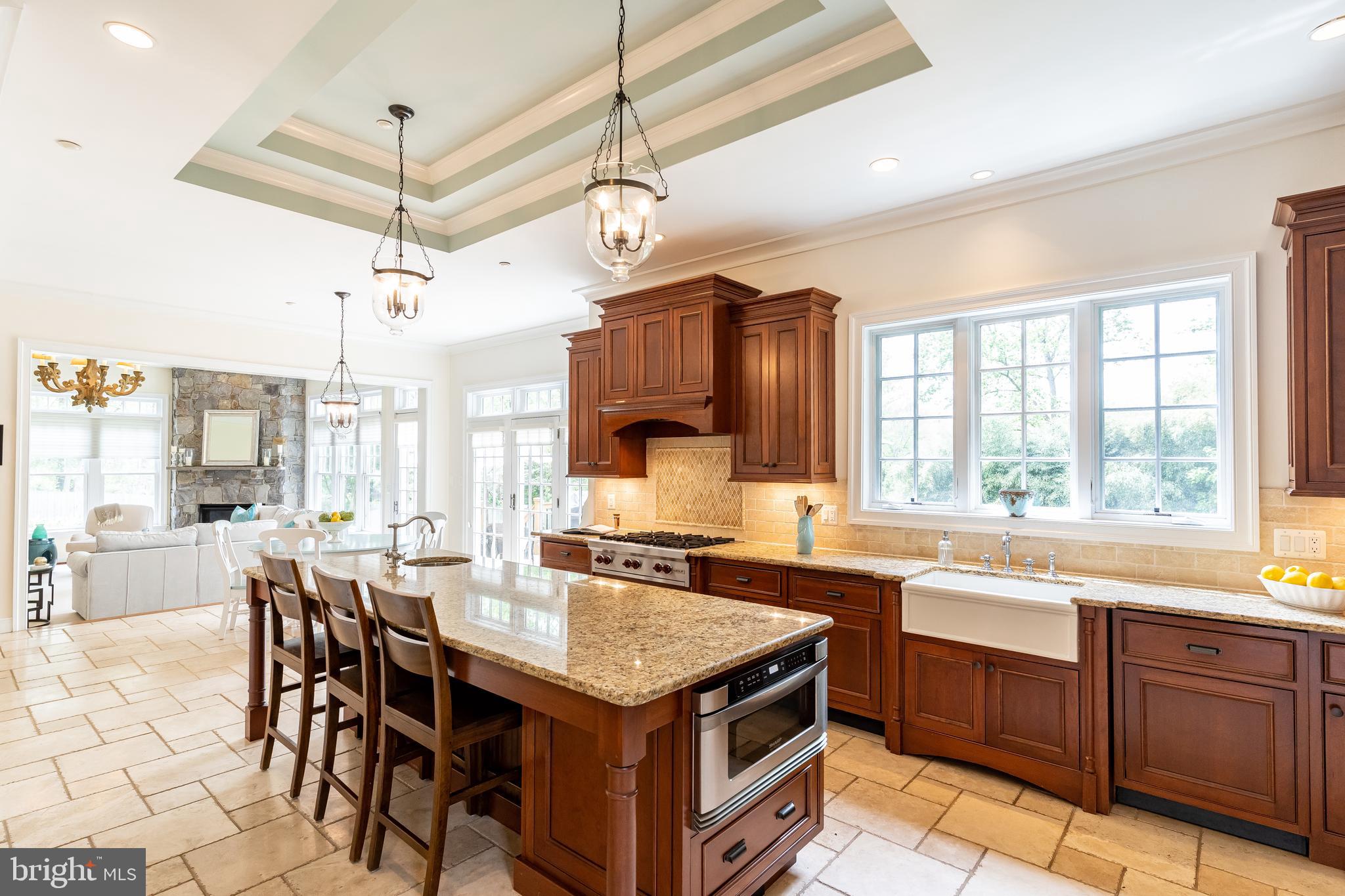 8582 Brickyard Road Potomac, MD 20854 - Photo 13 of 35 Kitchen with Wolf, Miele, and SubZero Appliances