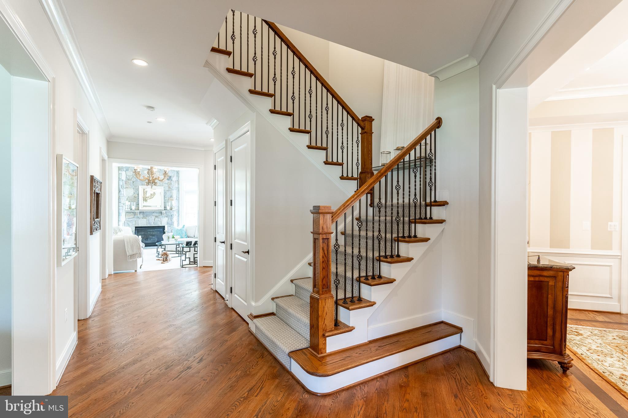 8582 Brickyard Road Potomac, MD 20854 - Photo 16 of 35 Staircase to Upper Level