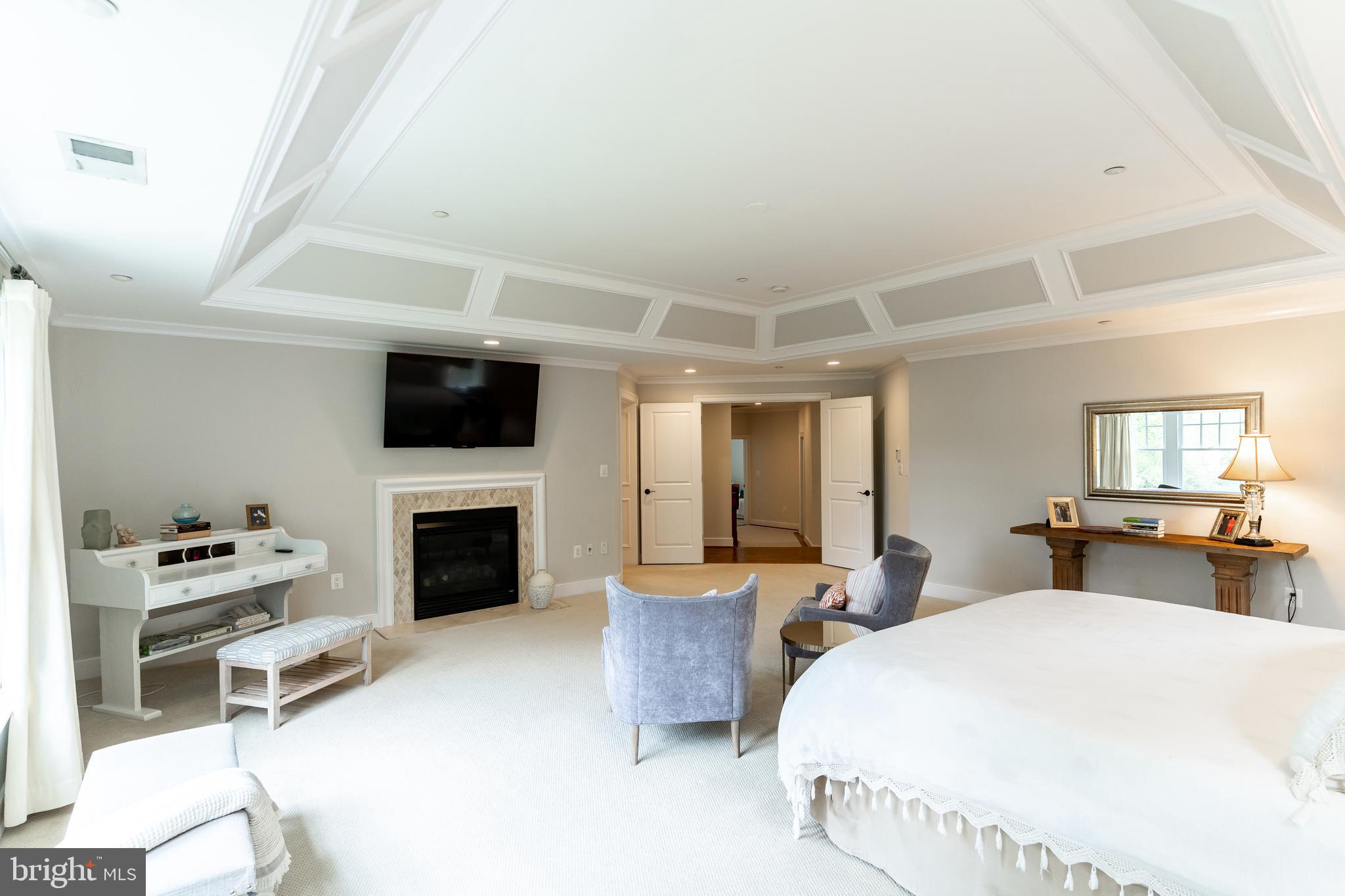 8582 Brickyard Road Potomac, MD 20854 - Photo 18 of 35 Owners' Suite with Fireplace