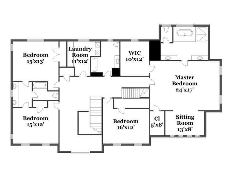 101 Raymond Street Darien, CT 06820 - Photo 24 of 25 a picture of a book and a bed