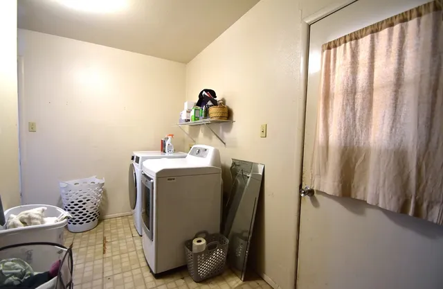 a room with storage and utility