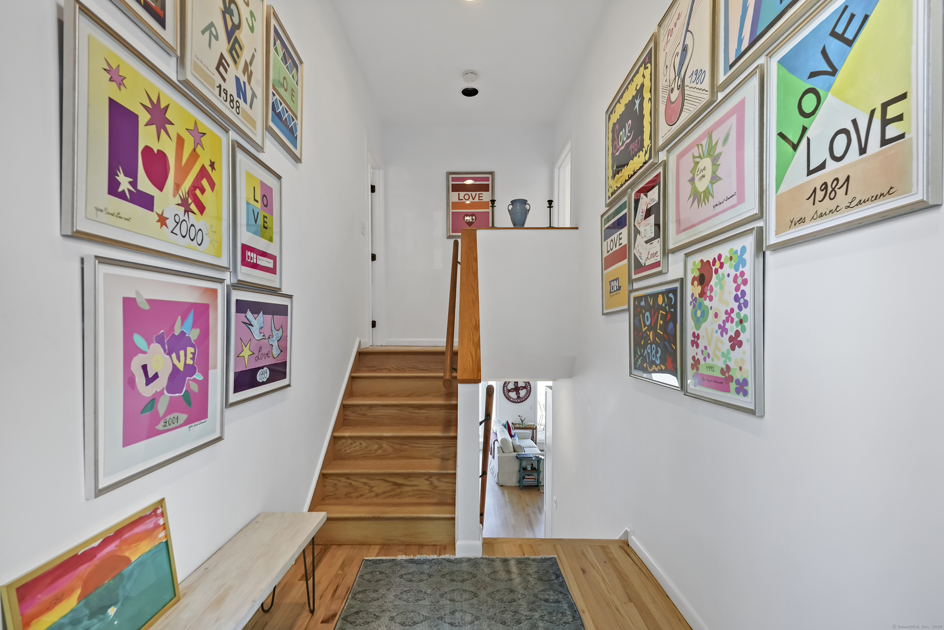 64 Ocean Drive East Stamford, CT 06902 - Photo 16 of 38 a view of painting on the wall with wooden floor