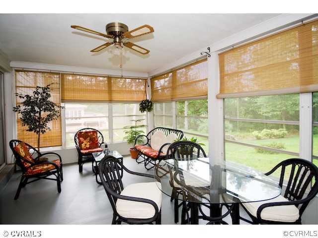 7807 Brown Road North Chesterfield, VA 23235 - Photo 4 of 12 Patio/Deck - RECENTLY UPDATED FLORIDA ROOM WITH AL
