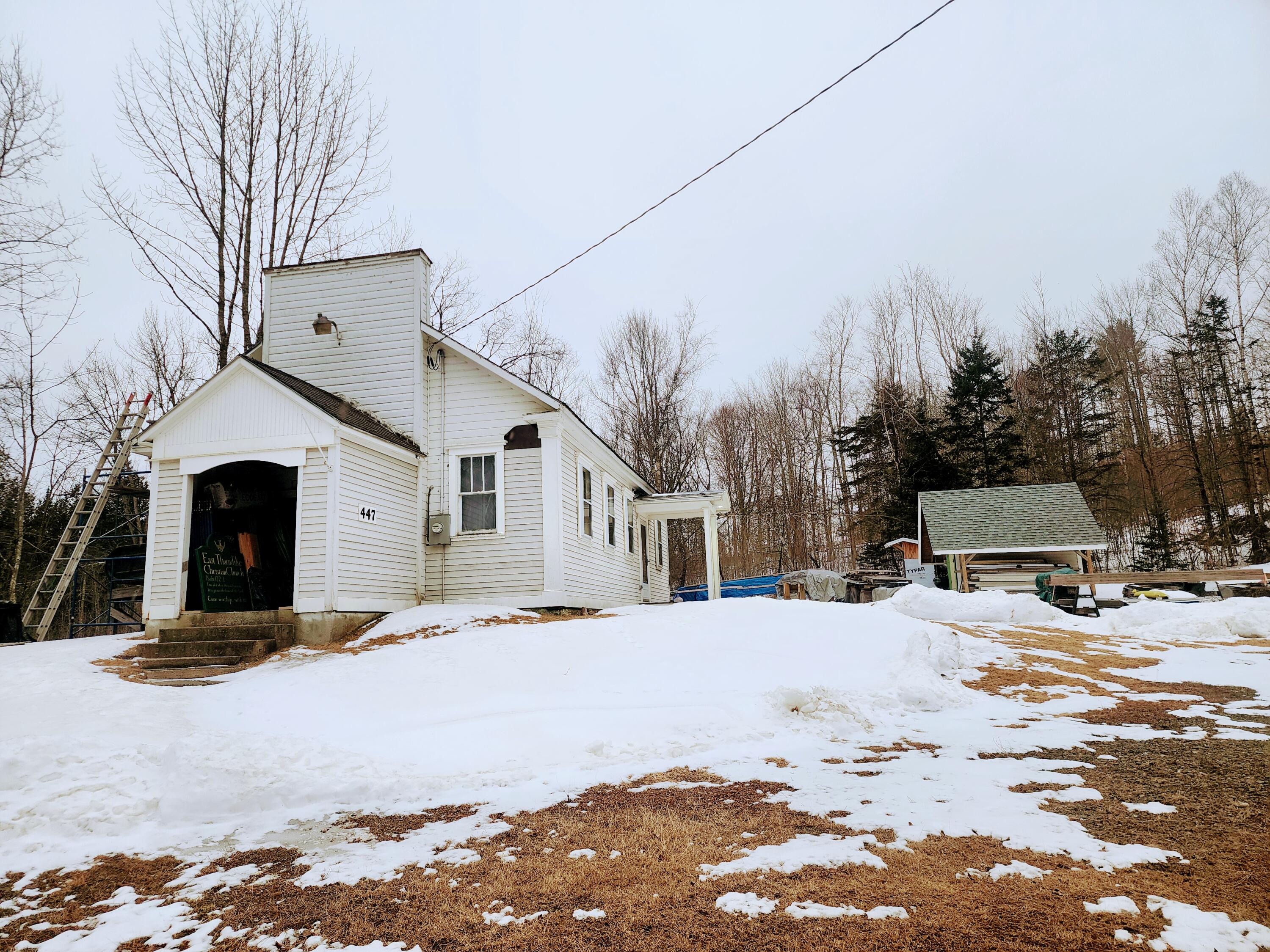 447 East Thorndike Road Thorndike, ME 04986 - Photo 2 of 17 Front View of Building