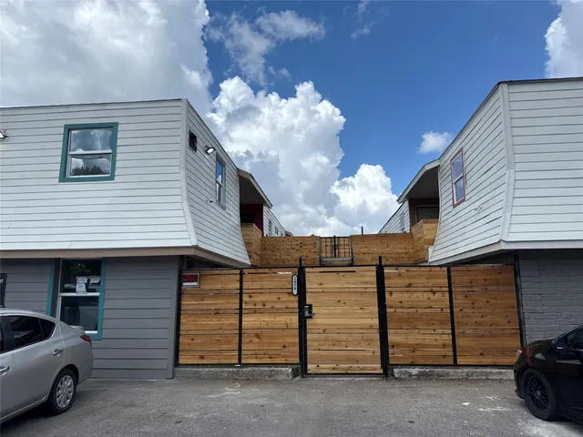 a view of a car garage