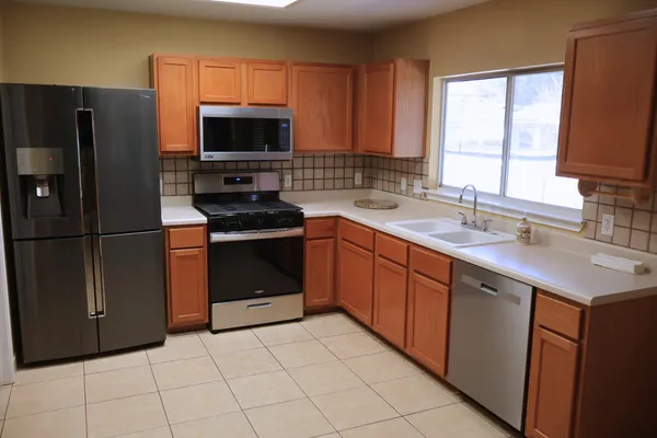 a view of a storage room