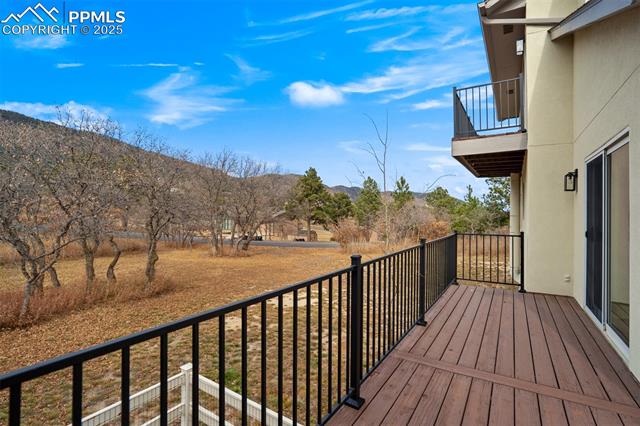 4385 Sandstone Road Monument, CO 80132 - Photo 43 of 50 Wooden deck with a mountain view