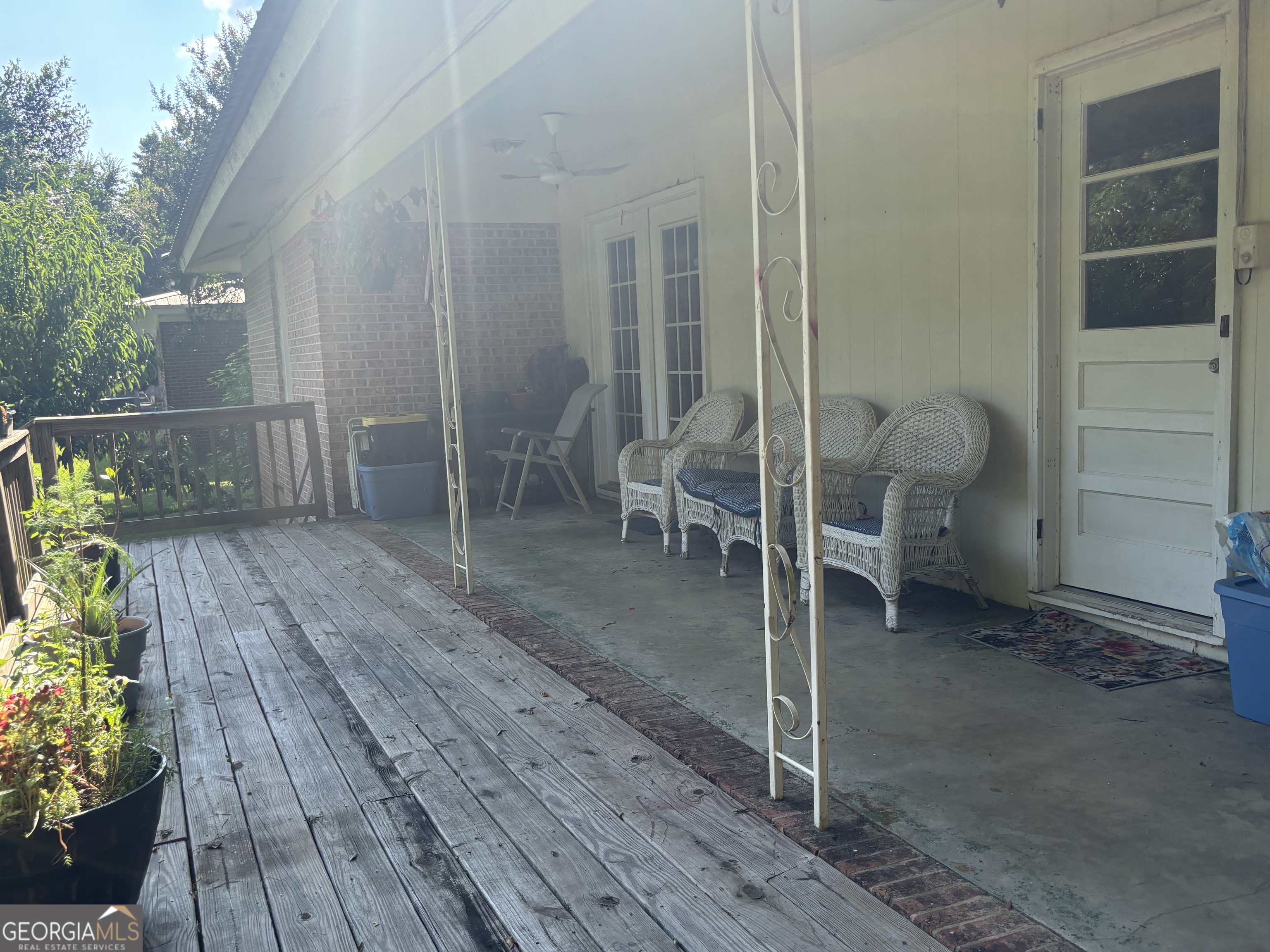 152 Crest Drive Cochran, GA 31014 - Photo 52 of 54 a view of a balcony with chairs