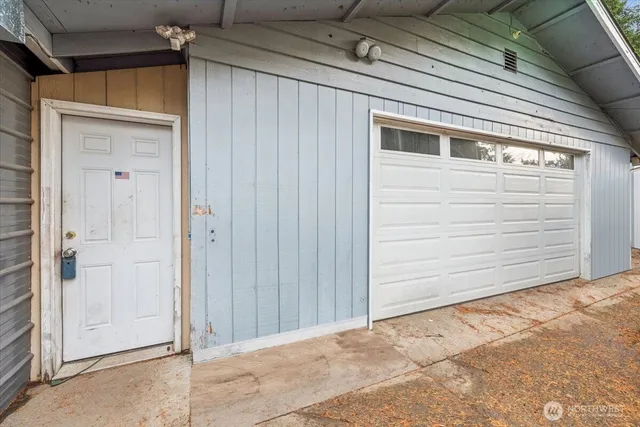 a view of front door