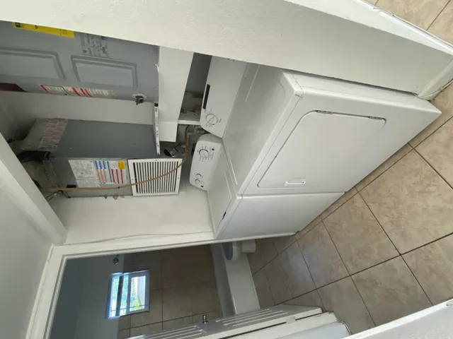 a view of washer and dryer