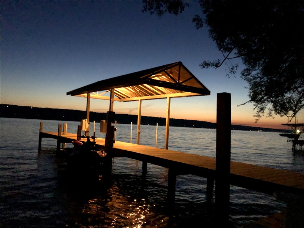 5580 Peach Orchard Road Hector, NY 14841 - Photo 49 of 50 Boatlift at night