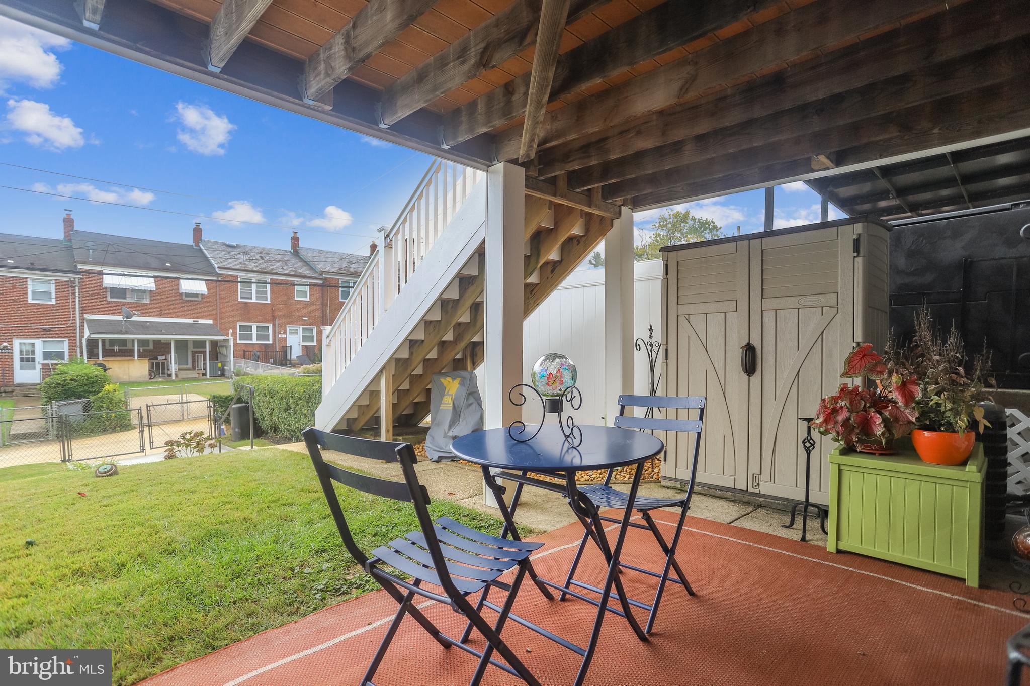 1409 Langford Road Baltimore, MD 21207 - Photo 33 of 39 a view of a porch with furniture and garden