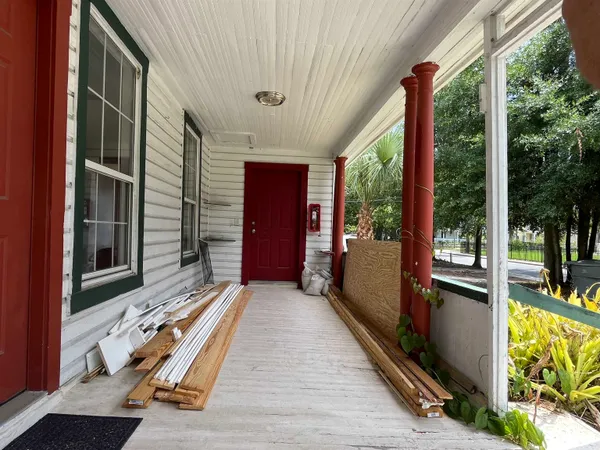 a view of balcony and deck