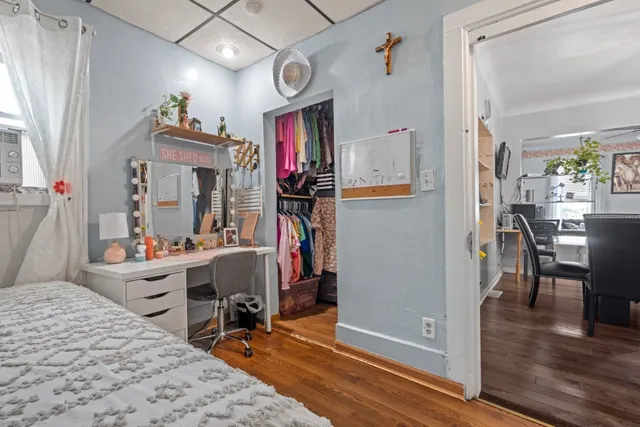 a view of a workspace with furniture and workspace