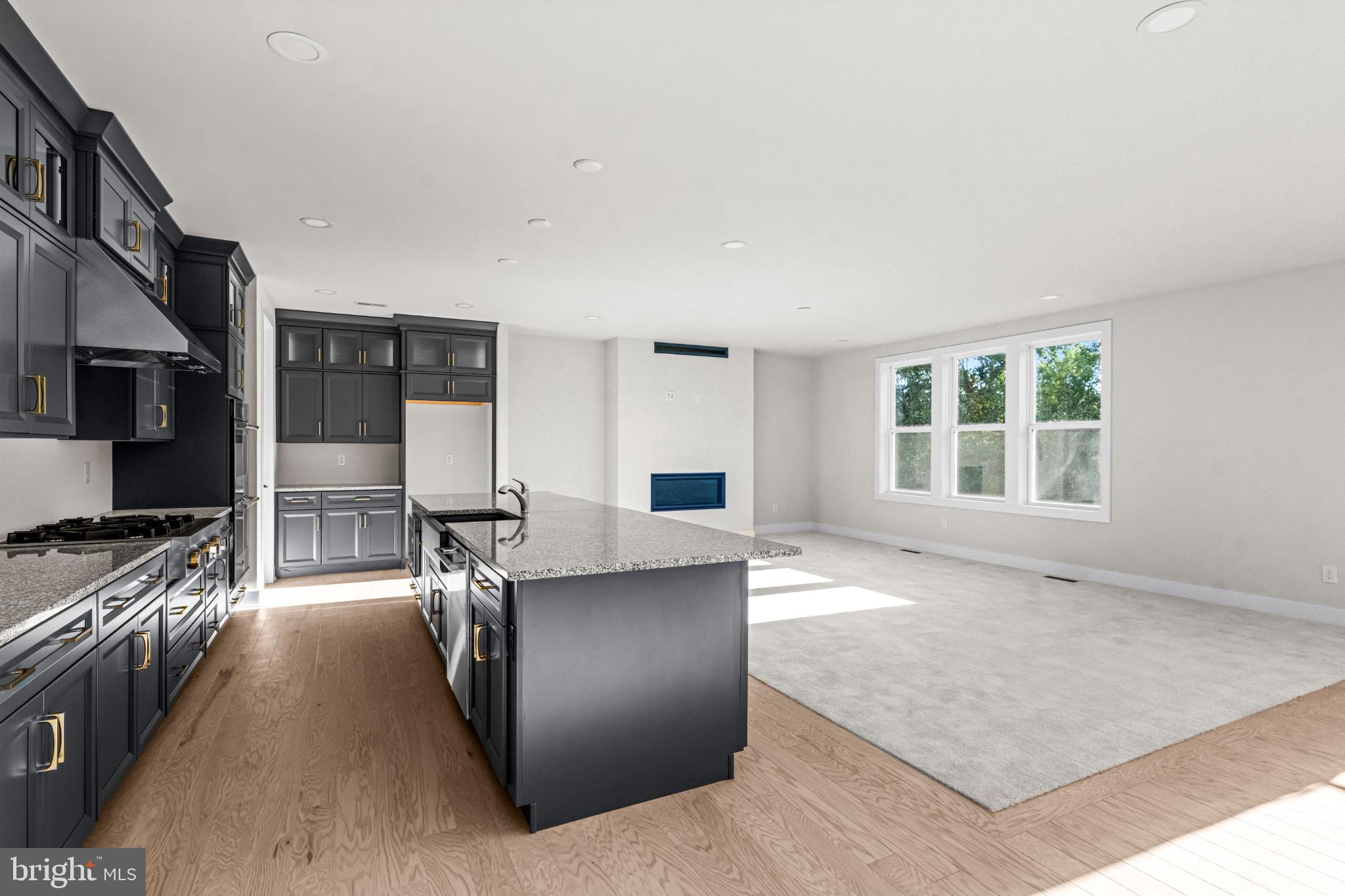 133 Alroy Road Malvern, PA 19355 - Photo 10 of 48 Modern kitchen with sleek black cabinetry.