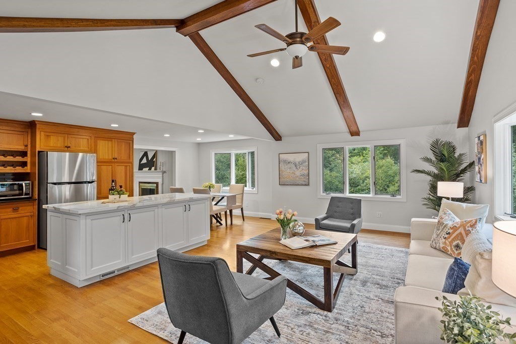 26 Alta Road Sudbury, MA 01776 - Photo 5 of 37 a living room with furniture and a large window