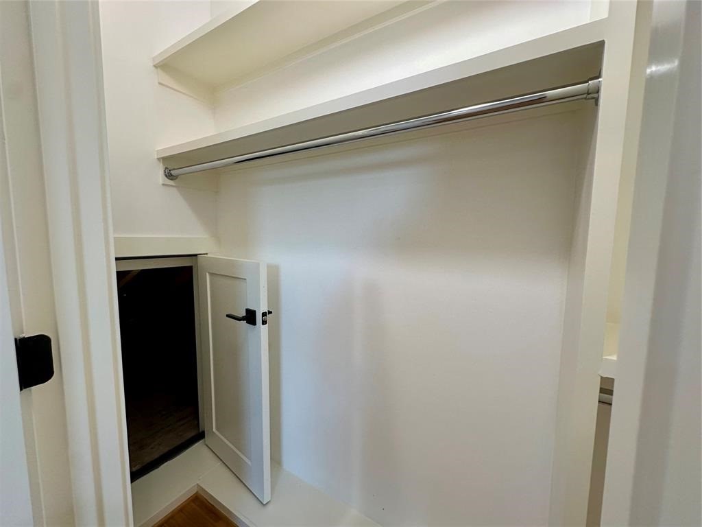 1206 Hamblen Street Houston, TX 77009 - Photo 28 of 33 Secondary bedroom closet has access door to large attic storage space!