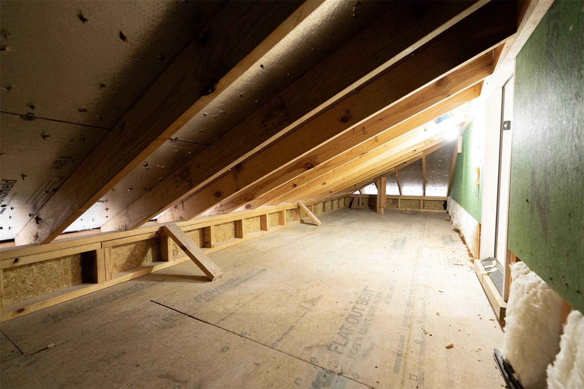 1206 Hamblen Street Houston, TX 77009 - Photo 29 of 33 Large attic space behind the door in secondary bedroom closet!