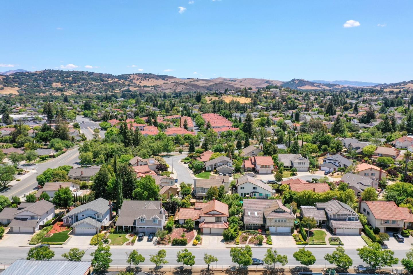 6964 McCall Drive San Jose, CA 95120 - Photo 44 of 57 an aerial view of residential houses with outdoor space