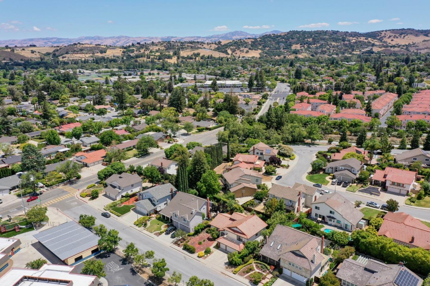 6964 McCall Drive San Jose, CA 95120 - Photo 51 of 57 an aerial view of a city with lots of residential buildings