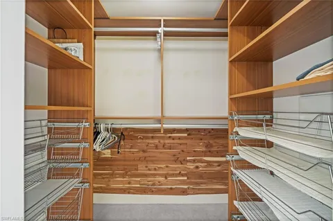 a view of walk in closet