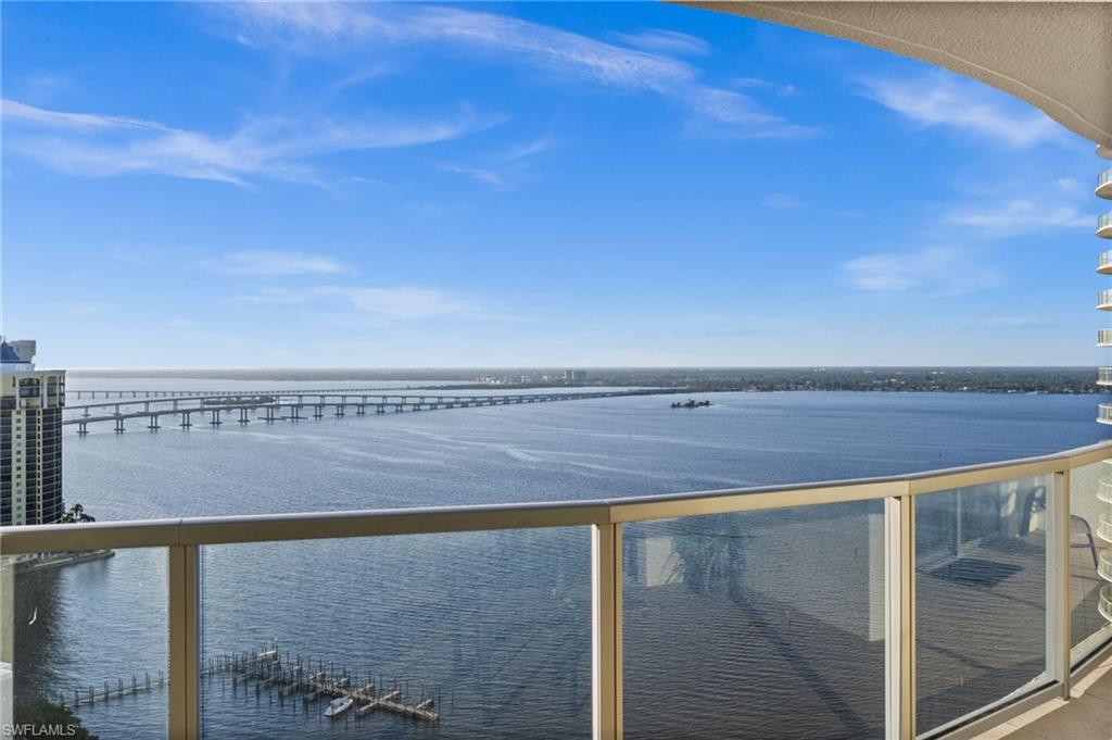 3000 Oasis Grand Boulevard, Unit 2702 Fort Myers, FL 33916 - Photo 8 of 34 a view of a balcony with an outdoor space