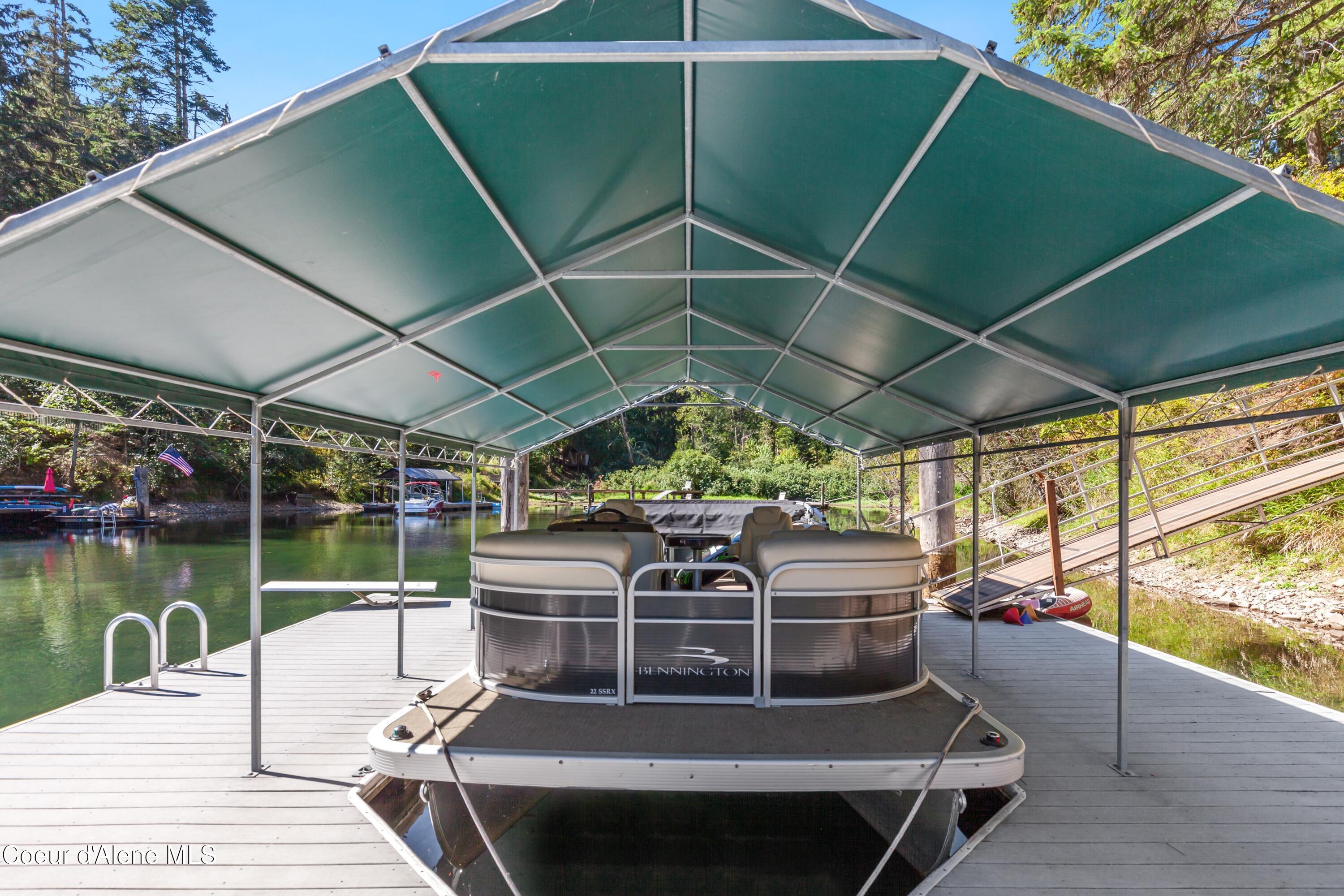 8677 North Rhapsody Lane Hayden, ID 83835 - Photo 48 of 60 Covered Dock wTrex Decking