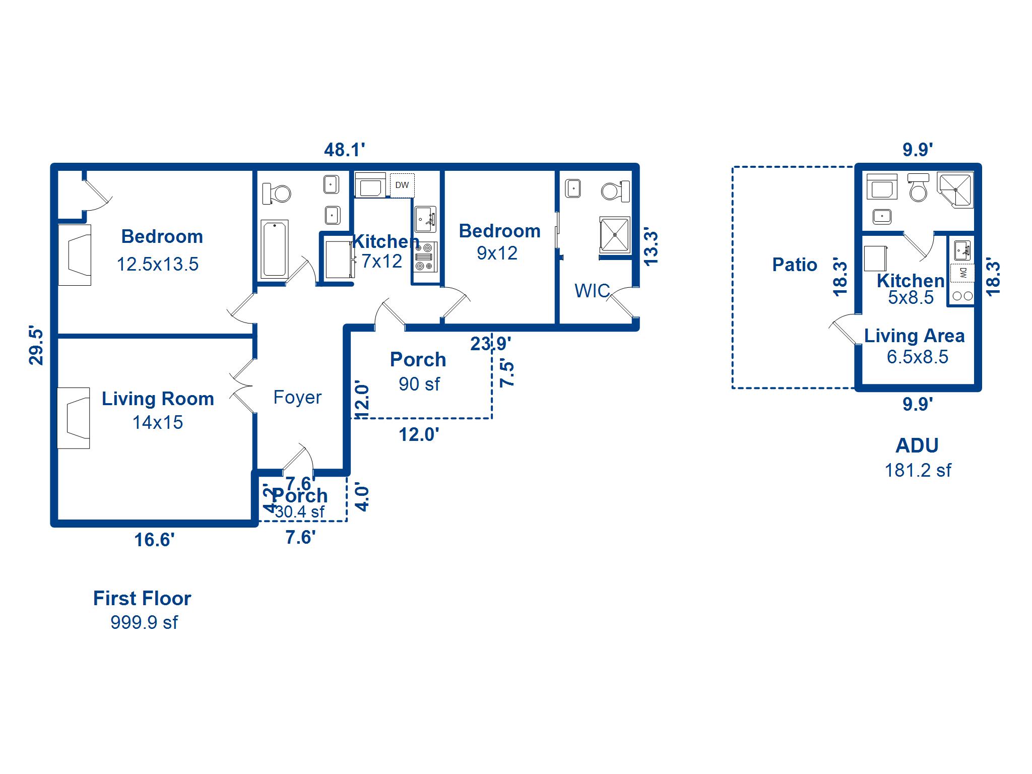 24 Hanover Street Charleston, SC 29403 - Photo 46 of 46 Floor plan