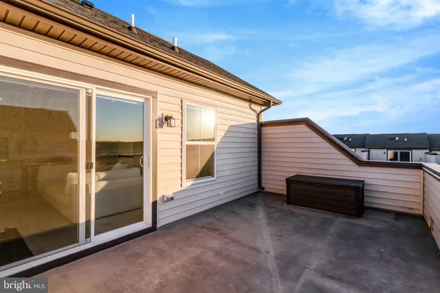 a view of backyard with deck