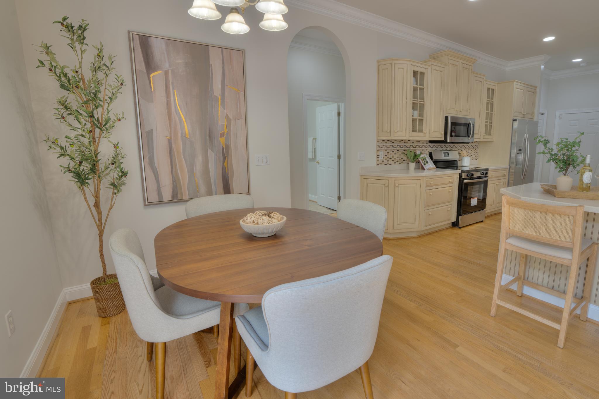 4300 Pinetree Road Rockville, MD 20853 - Photo 29 of 50 a view of kitchen with furniture and wooden floor