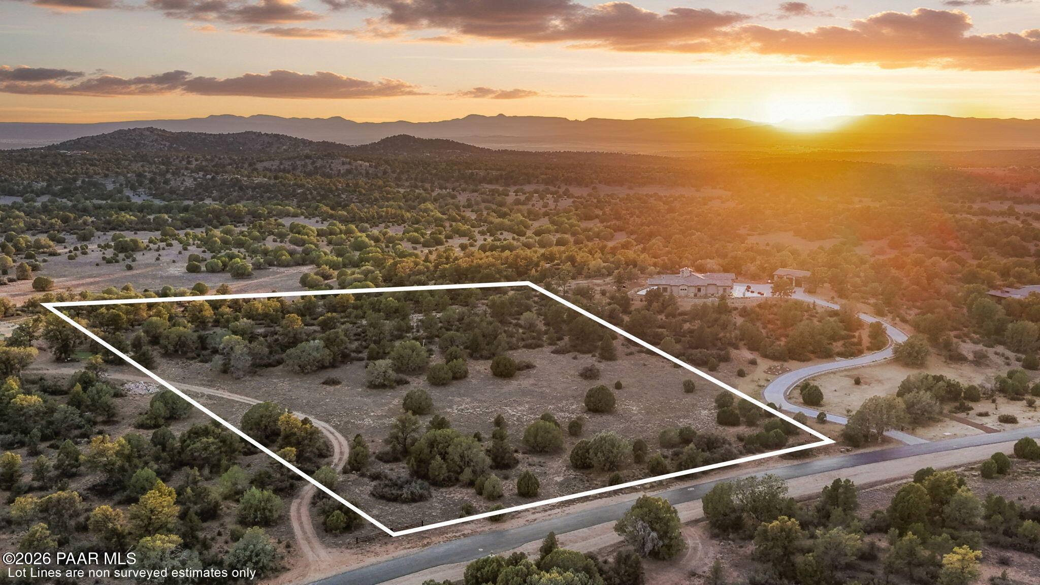 4985 West Sterling Ranch Road Prescott, AZ 86305 - Photo 1 of 38 1-Aerial 1 Lot Lines
