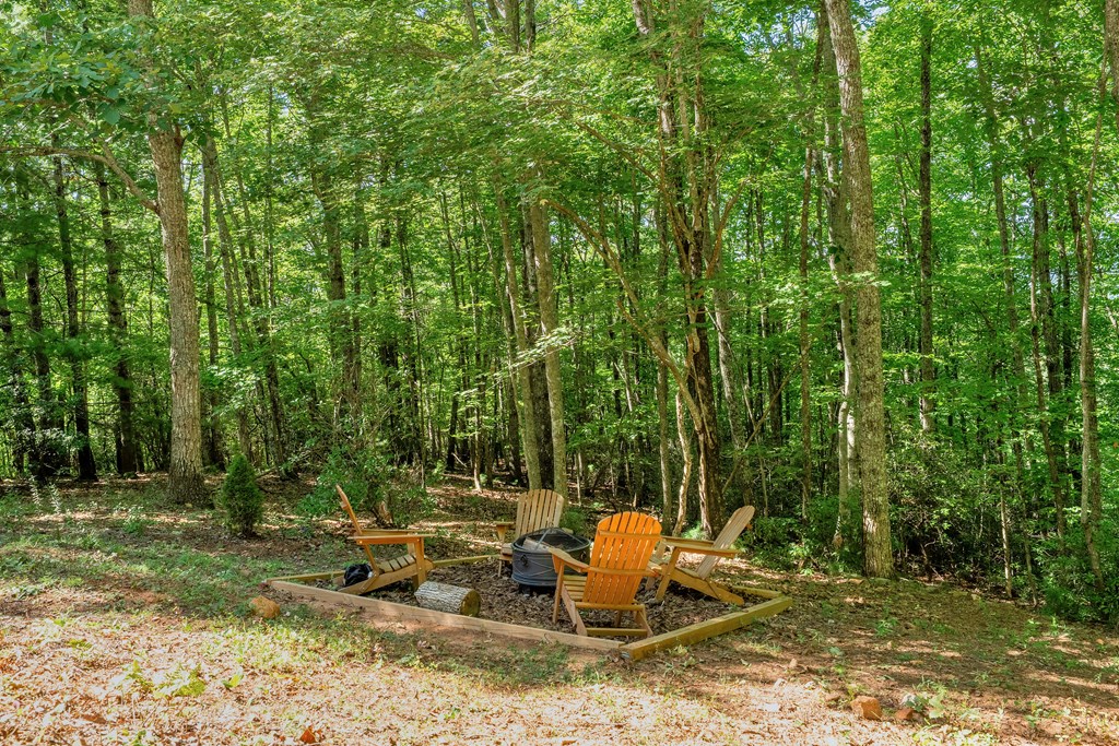 84 Knights Way Blairsville, GA 30512 - Photo 16 of 51 a backyard of a house with table and chairs
