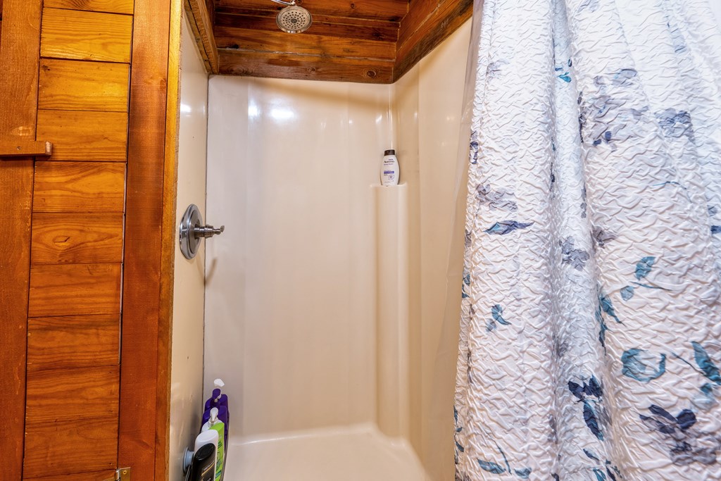 84 Knights Way Blairsville, GA 30512 - Photo 42 of 51 a bathroom with a shower and a tub