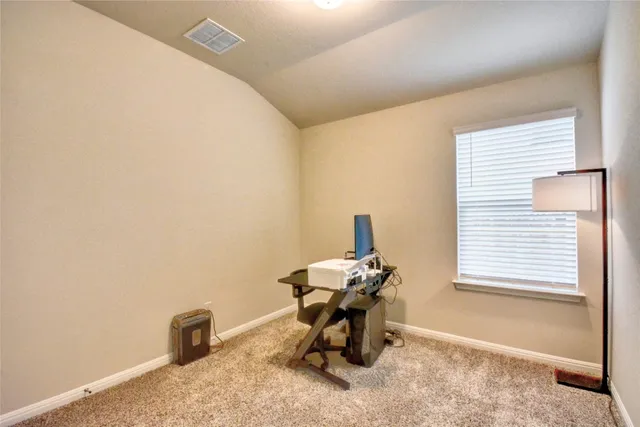 a view of a workspace with a window