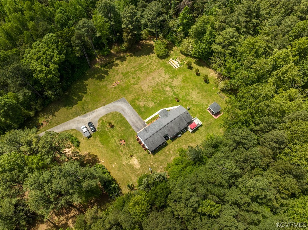 3453 Blackstone Road Kenbridge, VA 23944 - Photo 3 of 49 an aerial view of a house with a yard swimming pool and outdoor seating