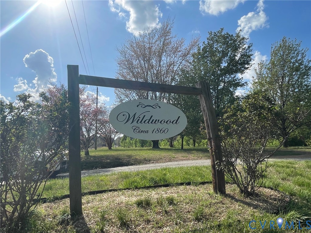 2297 Indian Oak Road Crewe, VA 23930 - Photo 11 of 46 a sign on the side of the road