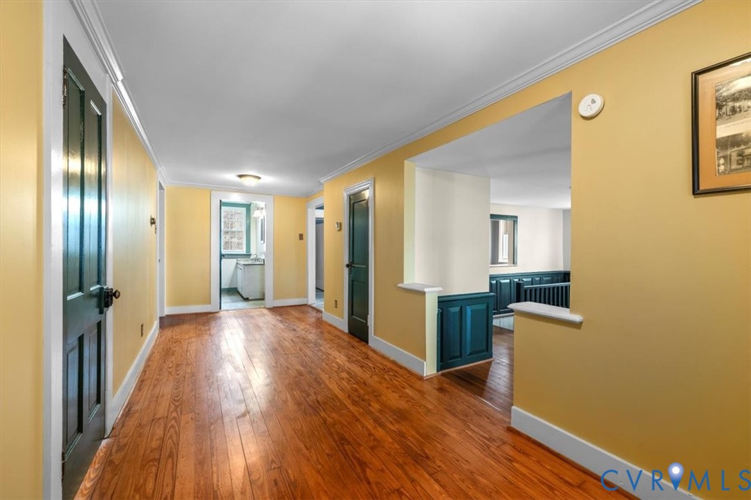 2297 Indian Oak Road Crewe, VA 23930 - Photo 21 of 46 a view of a hallway with wooden floor