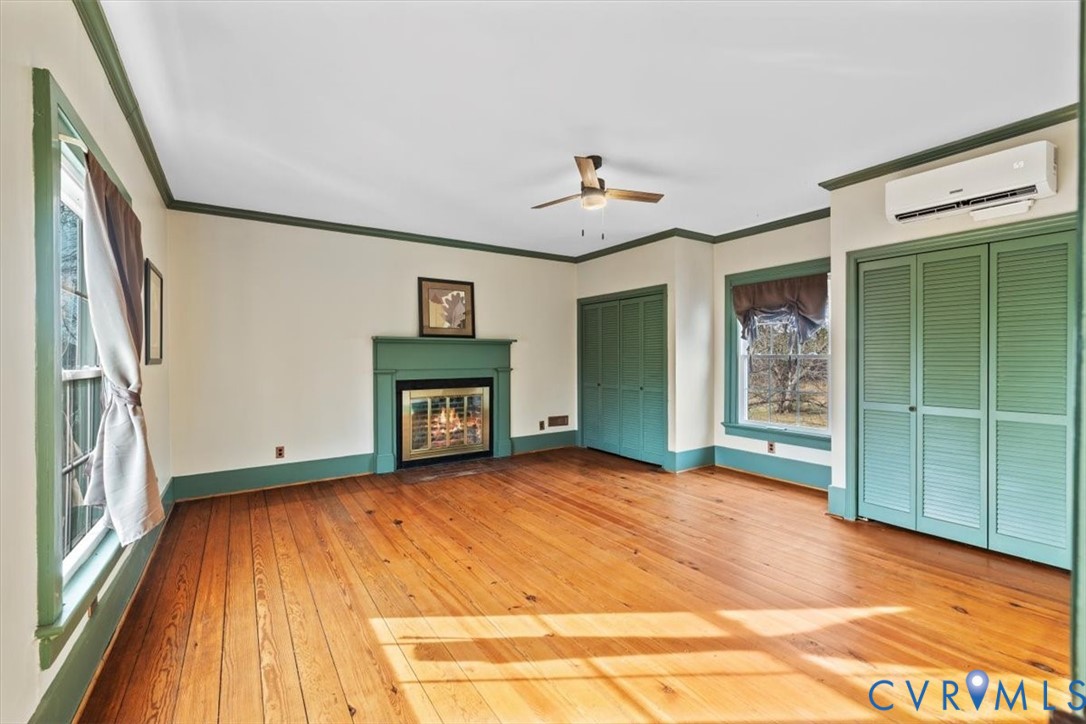 2297 Indian Oak Road Crewe, VA 23930 - Photo 26 of 46 a view of an empty room with a window and a fireplace