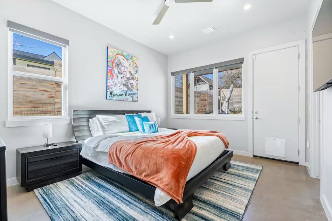 4314 Jinx Avenue, Unit A Austin, TX 78745 - Photo 26 of 40 a bedroom with bed and window