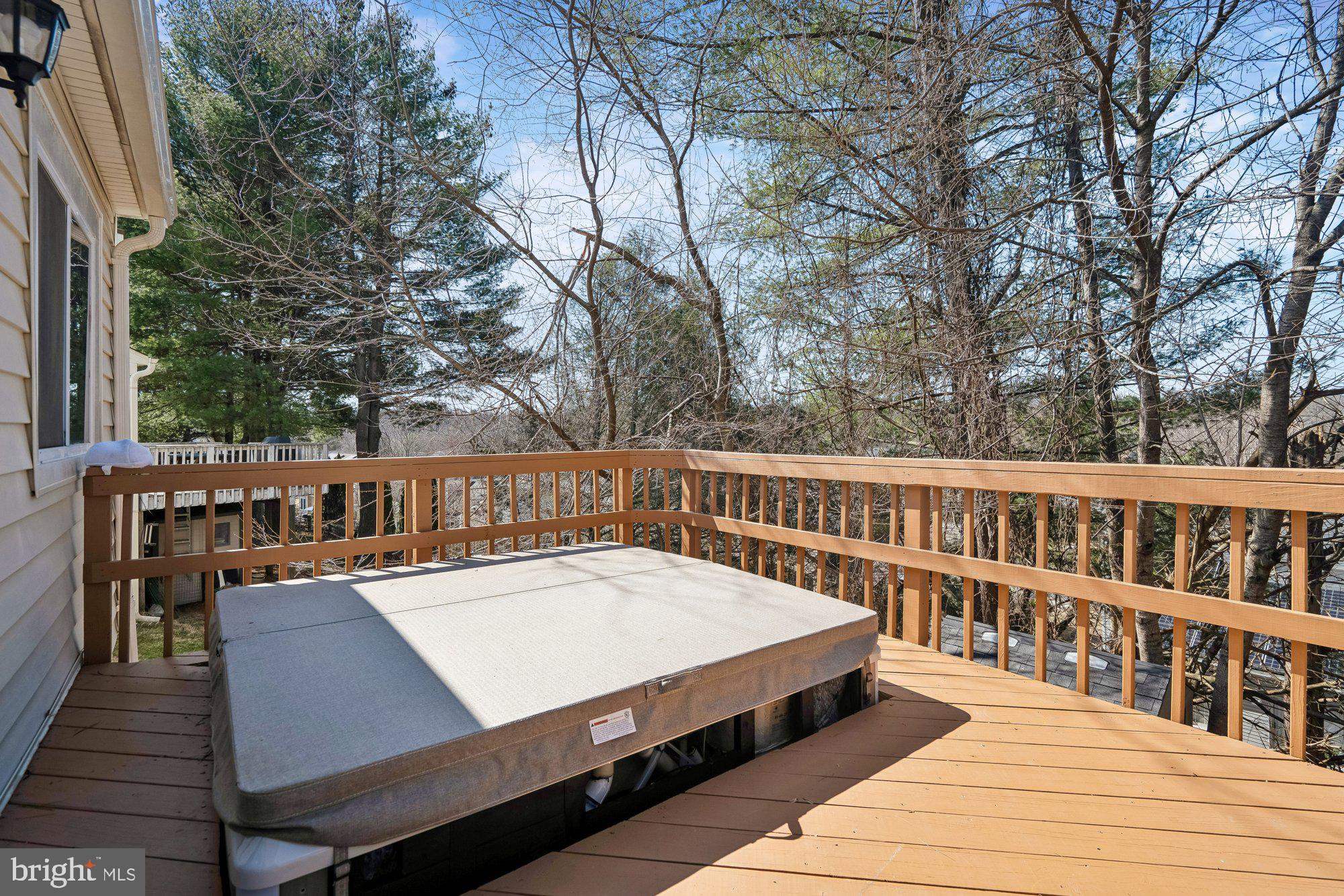 13525 Winding Trail Court Silver Spring, MD 20906 - Photo 16 of 40 Hot Tub On Rear Deck