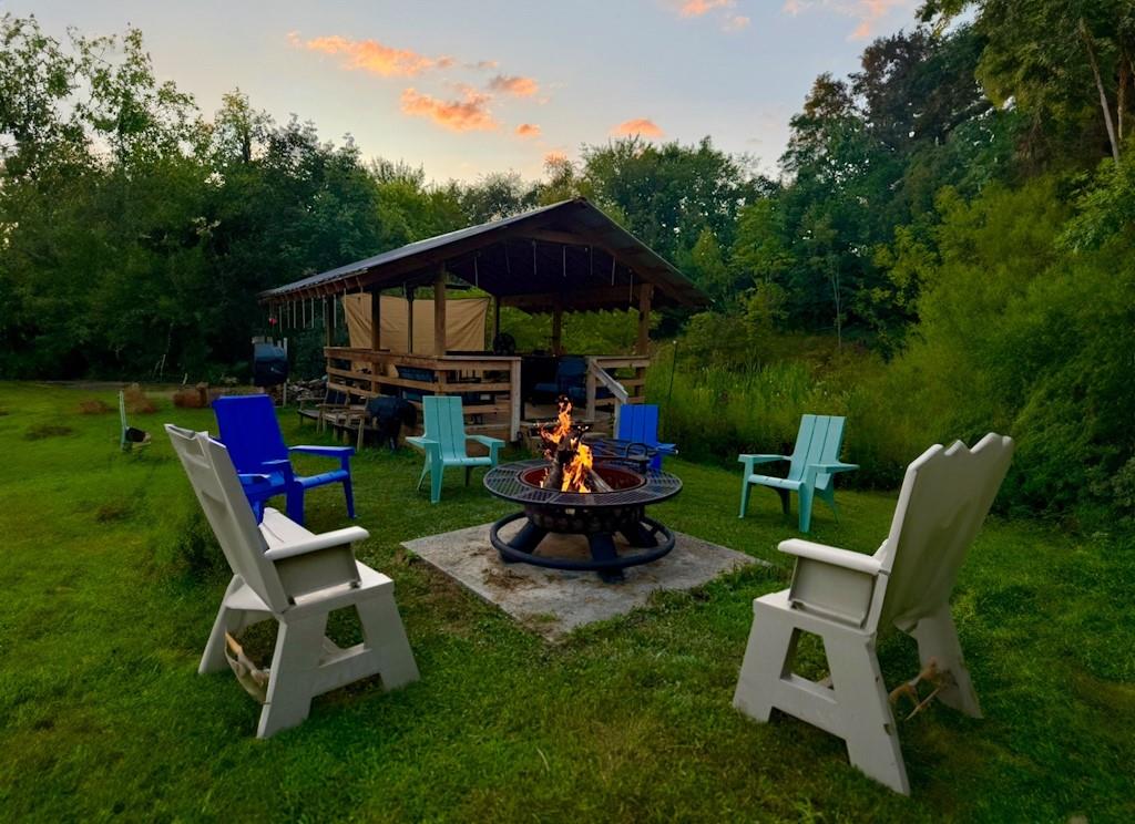 110 West McQuistion Road Butler, PA 16001 - Photo 30 of 32 a view of a chairs and table in backyard of the house