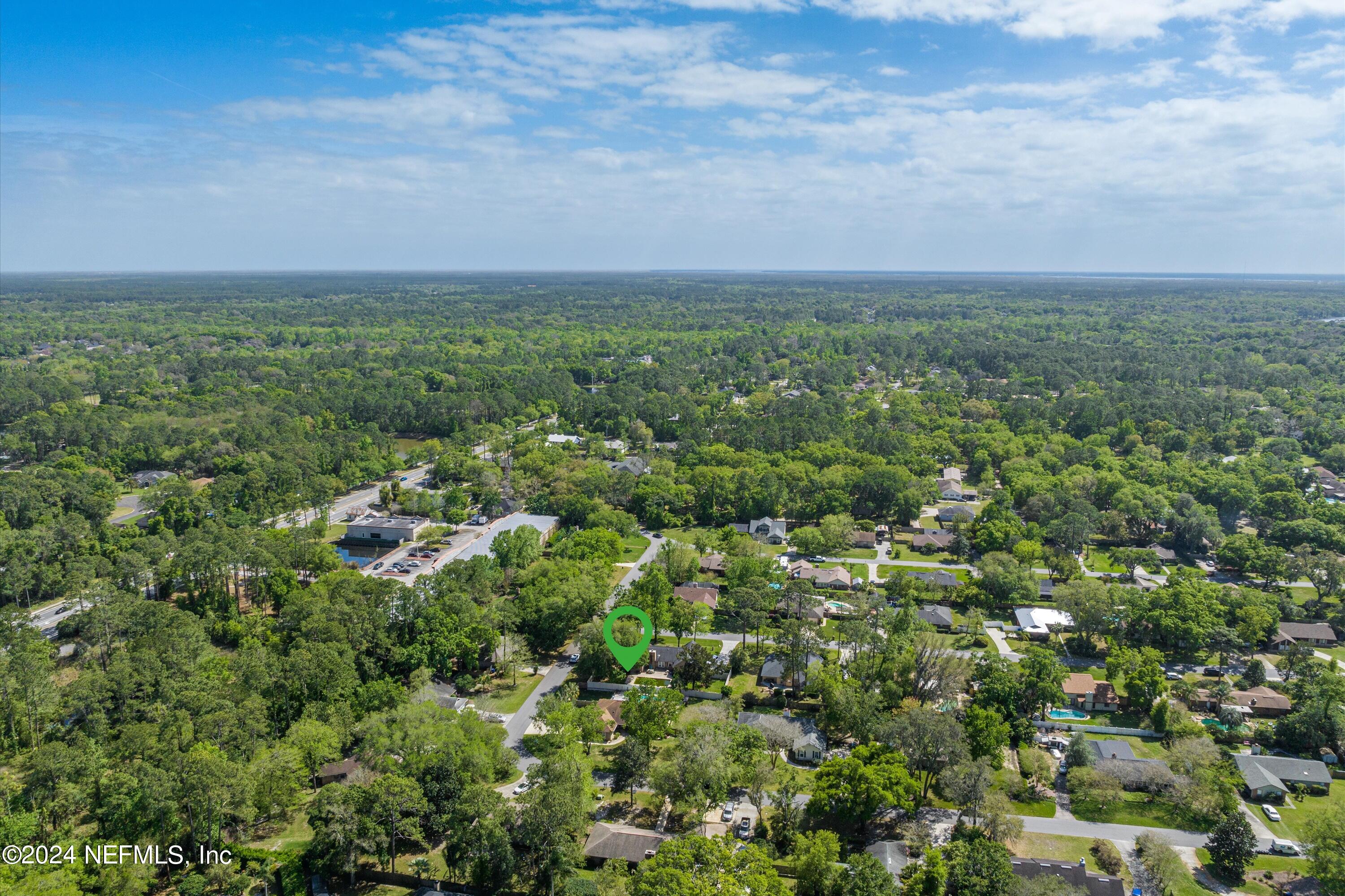 1474 Fruit Cove Forest Road North St. Johns, FL 32259 - Photo 35 of 36 an aerial view of houses covered in trees