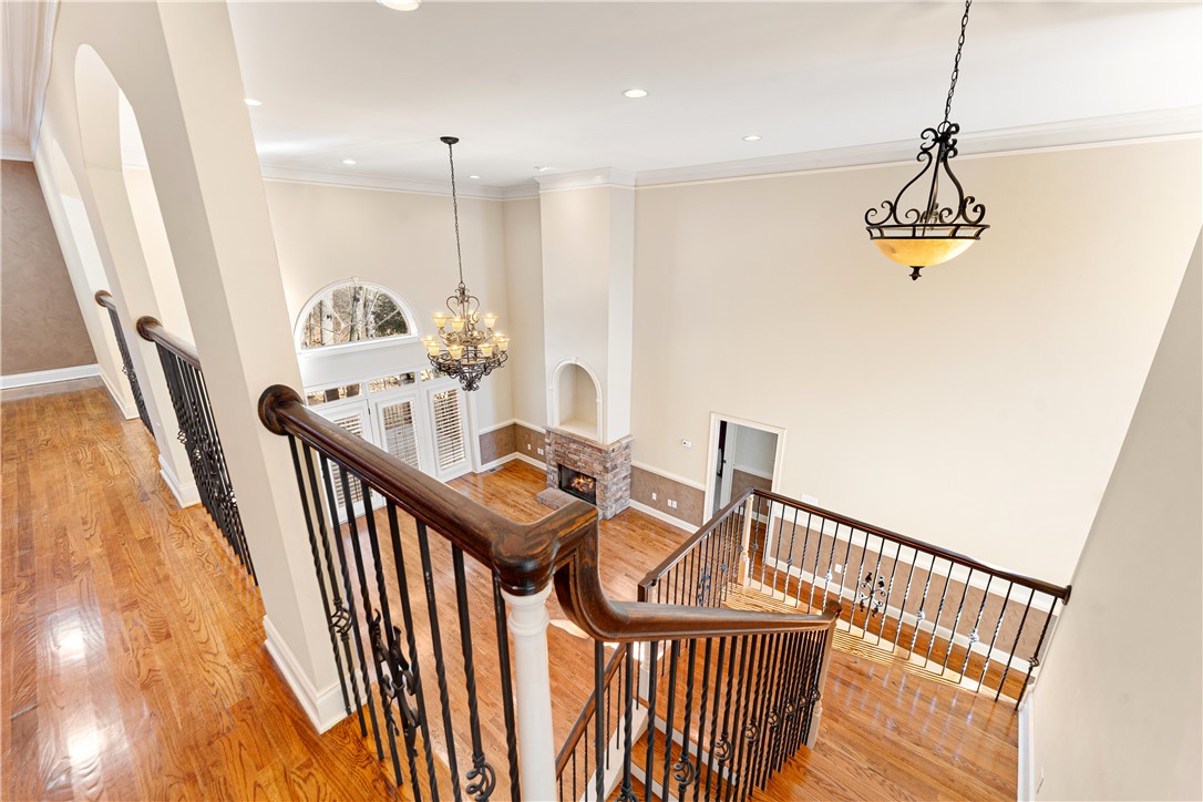 109 Limelight Drive Anderson, SC 29621 - Photo 21 of 34 This grand entry offers an inviting atmosphere, with a clear view of the living room's architectural elements.