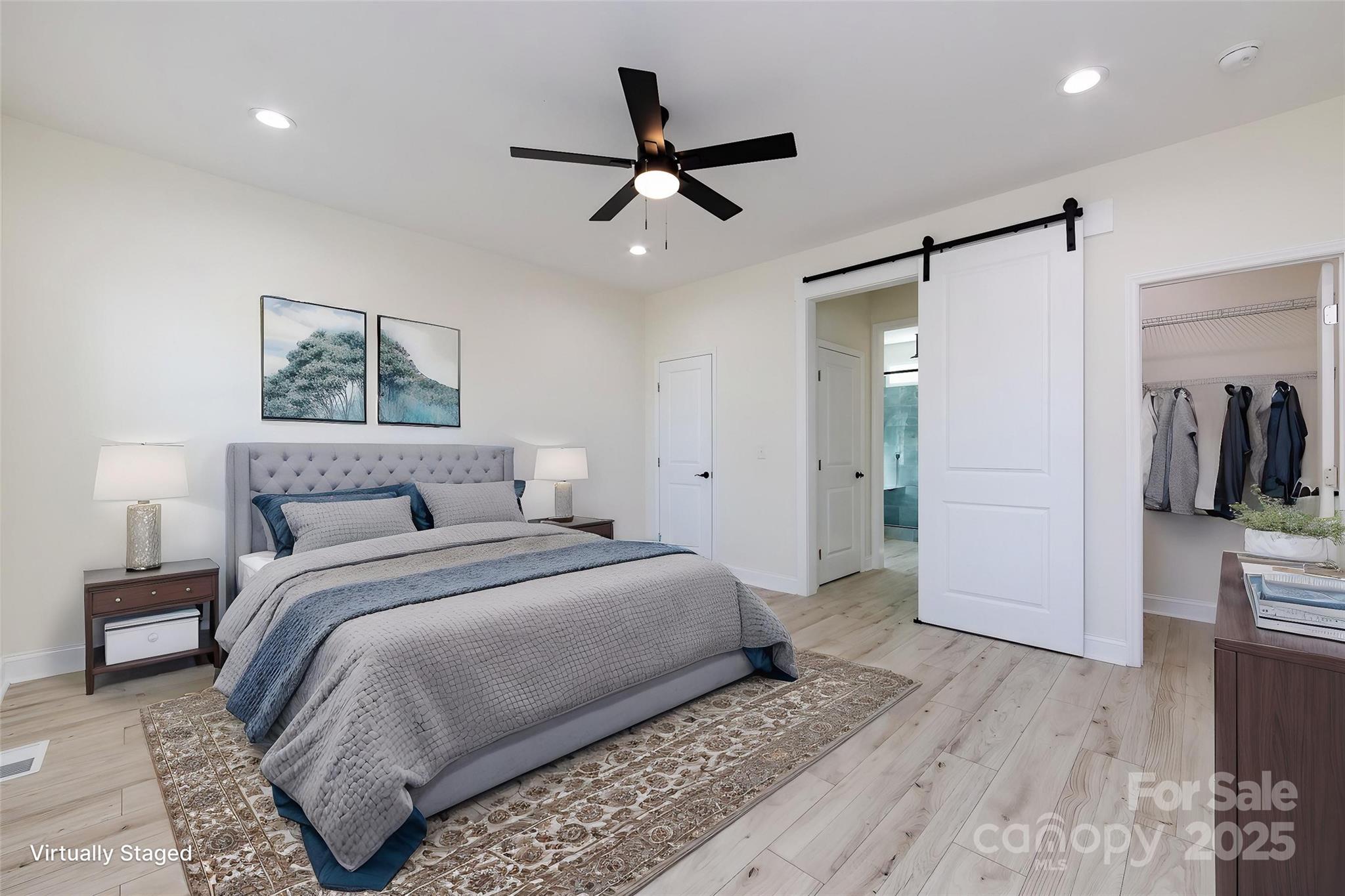 240 Doster Road Lancaster, SC 29720 - Photo 12 of 31 a spacious bedroom with a bed and a ceiling fan