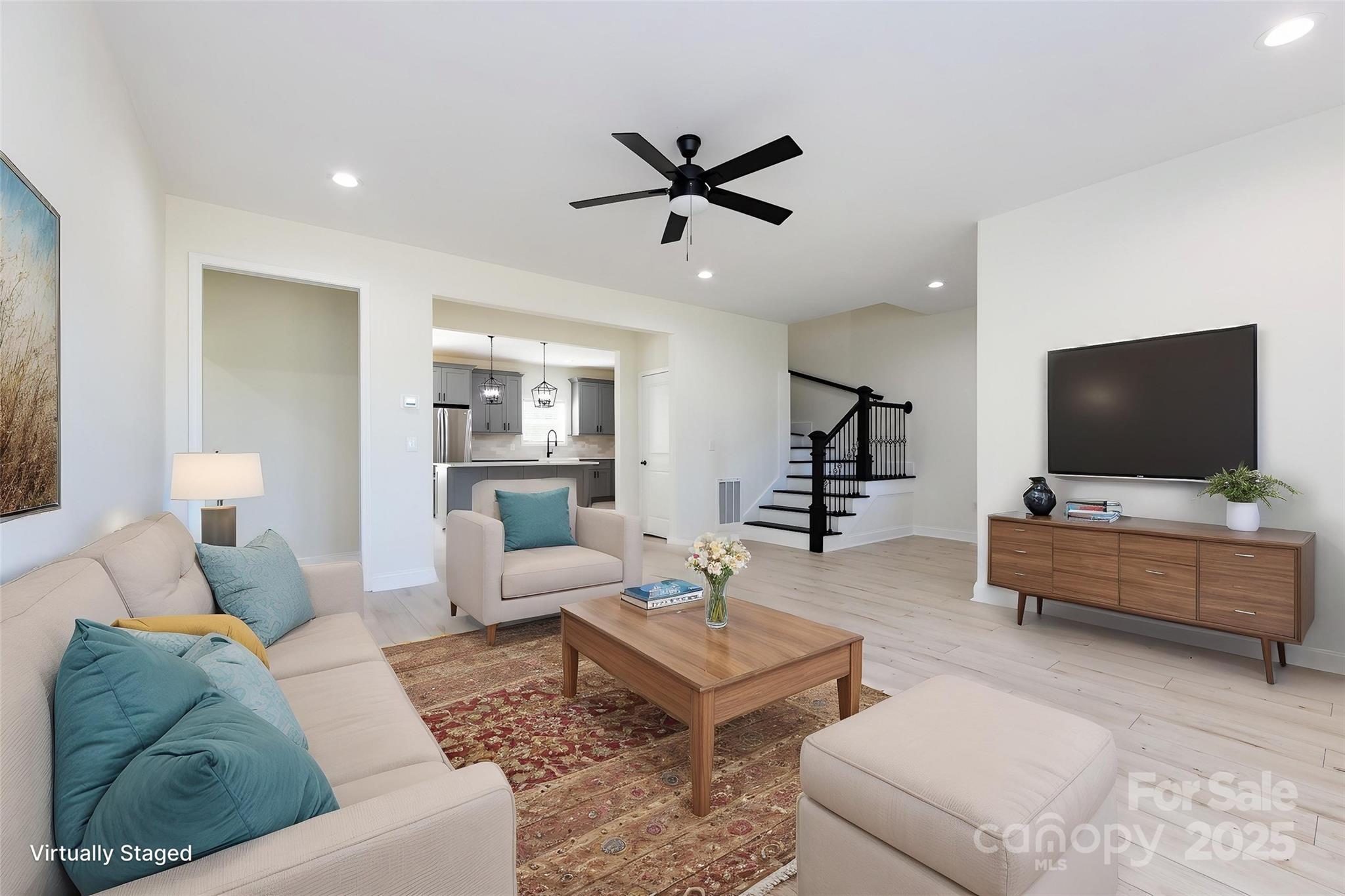 240 Doster Road Lancaster, SC 29720 - Photo 7 of 31 a living room with furniture and a flat screen tv