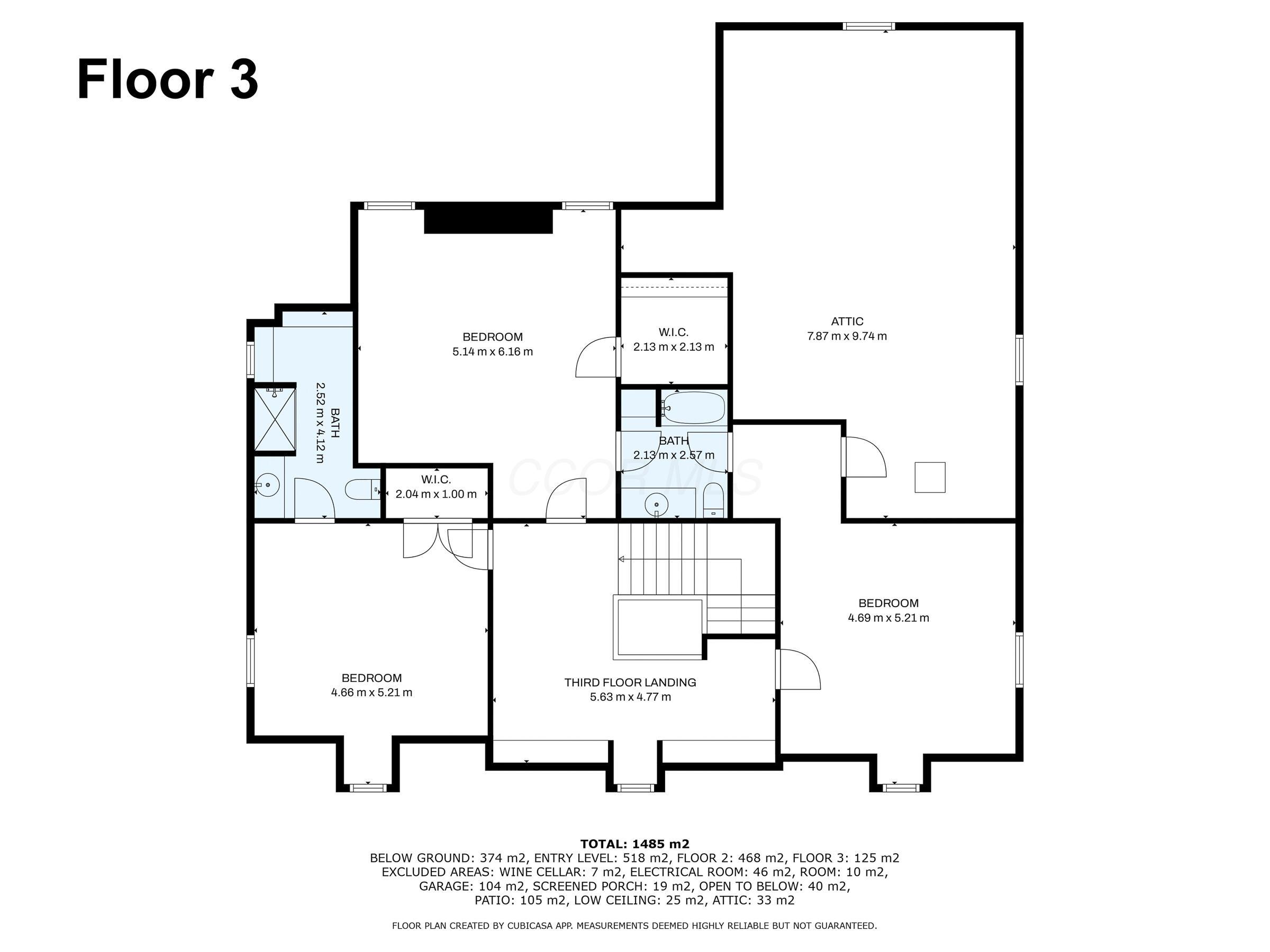780 Home Road Delaware, OH 43015 - Photo 130 of 130 Floor Plan - Third Floor
