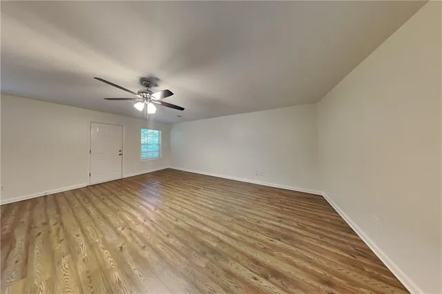 wooden floor in an empty room