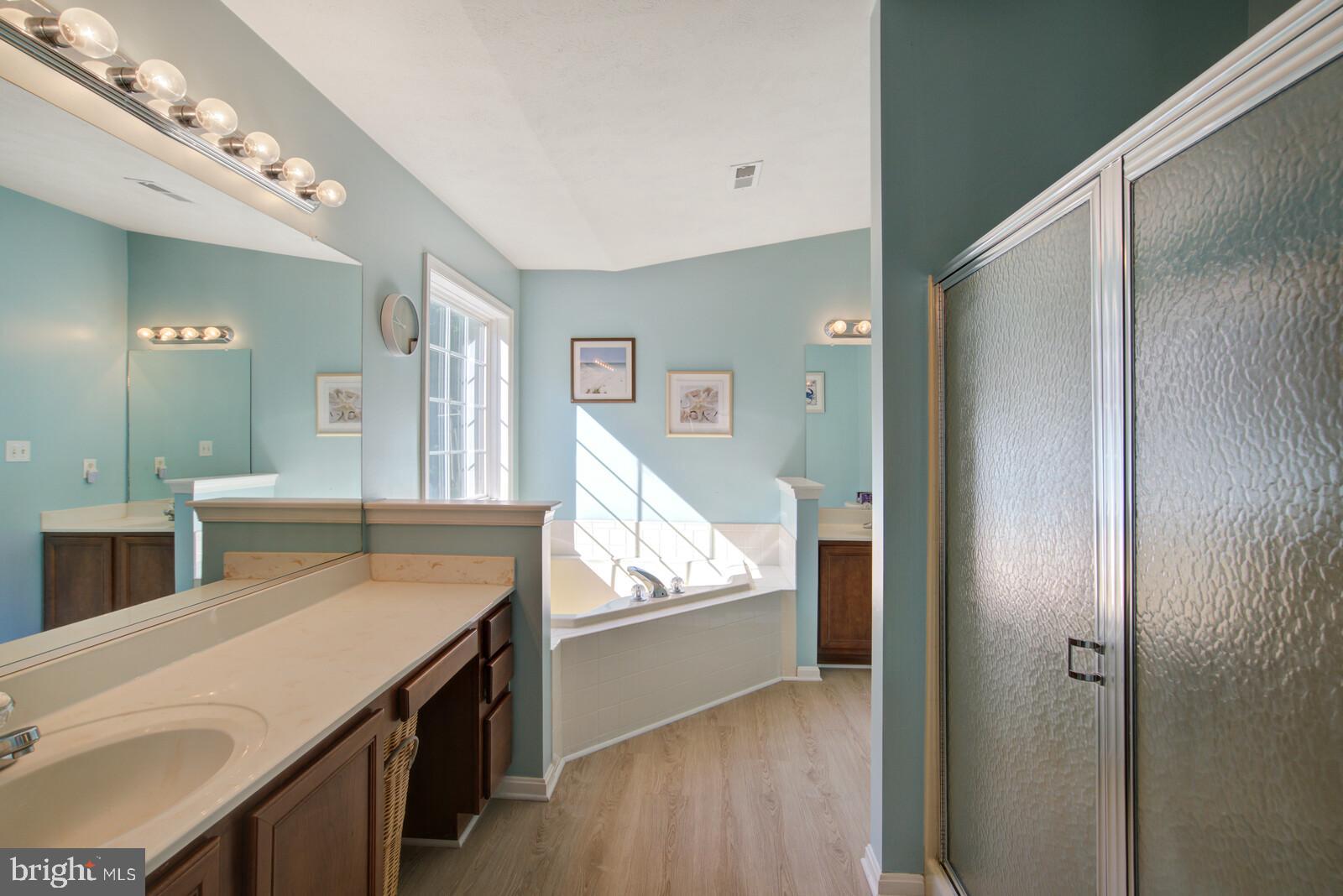8857 Mullen Road King George, VA 22485 - Photo 21 of 40 Master bath w/ soaking tub & separate vanities.