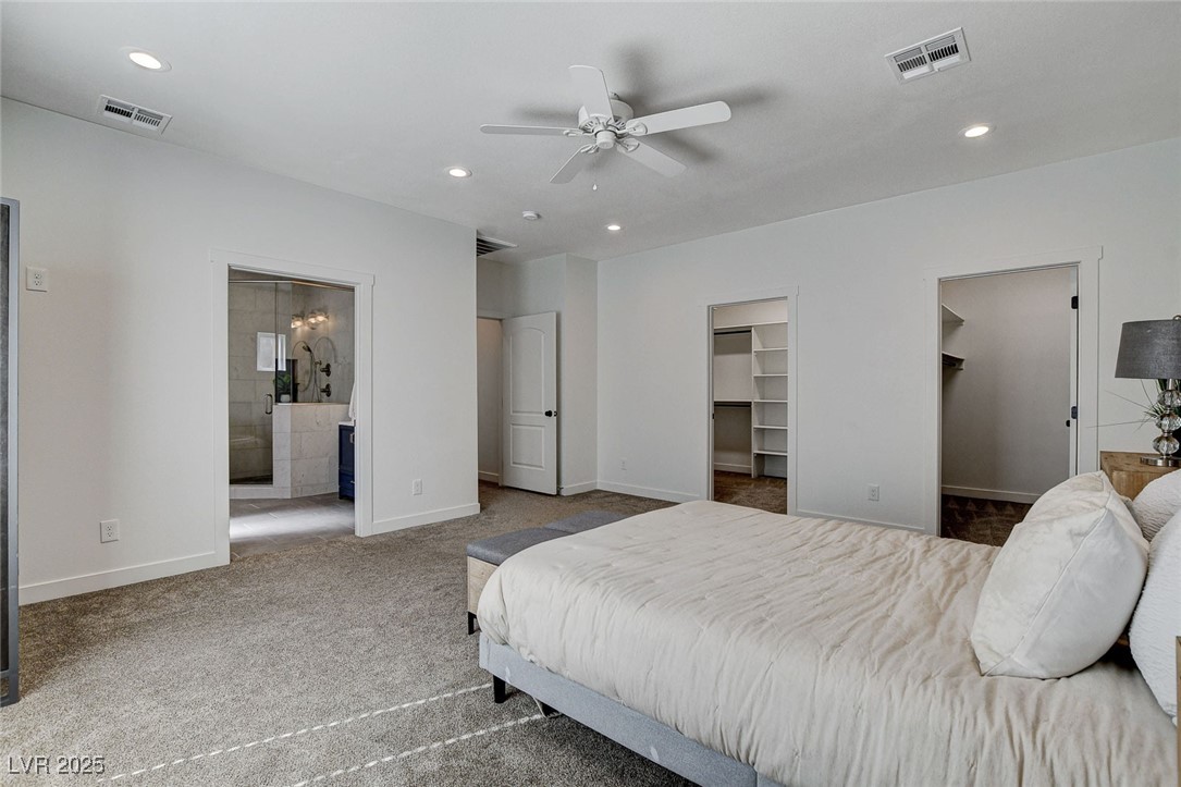 3196 Mateuse Street Logandale, NV 89021 - Photo 45 of 85 Bedroom featuring recessed lighting, walk in close