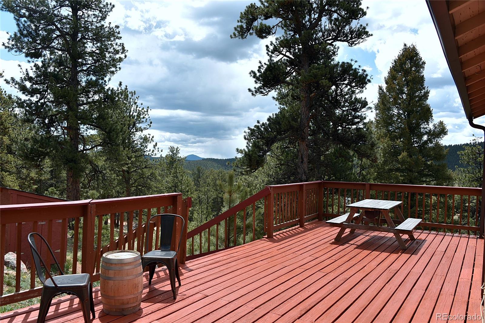 60 Ball Road Bailey, CO 80421 - Photo 18 of 37 a view of balcony with furniture
